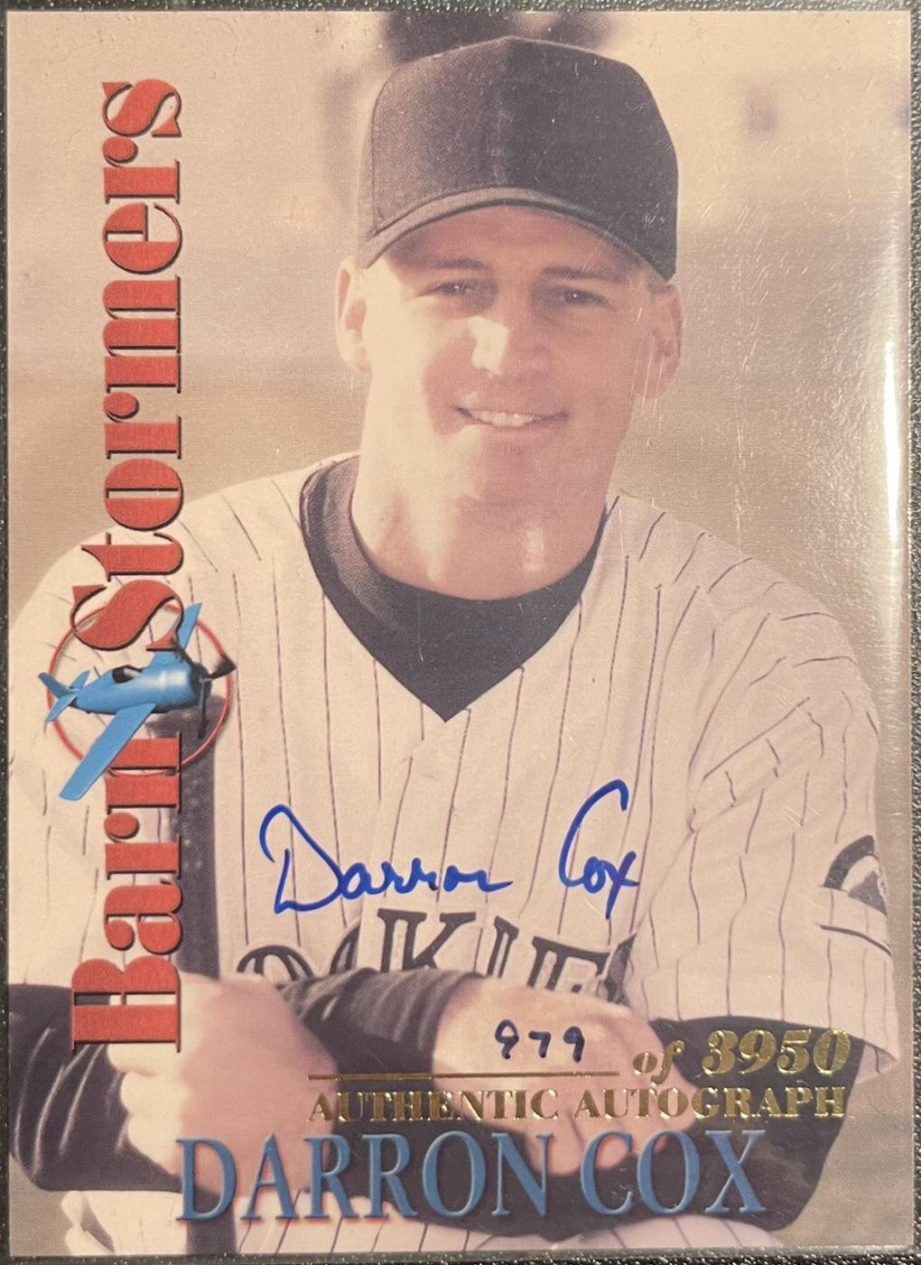 Darron Cox [Autograph] #B6