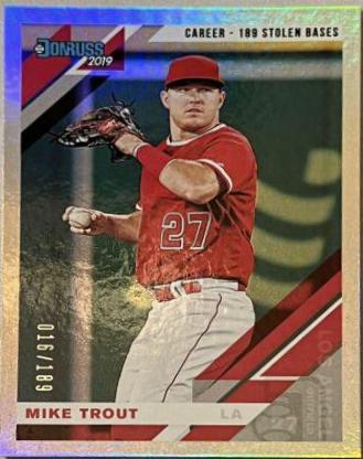 Mike Trout [SP Variation Career Stat Line] #170