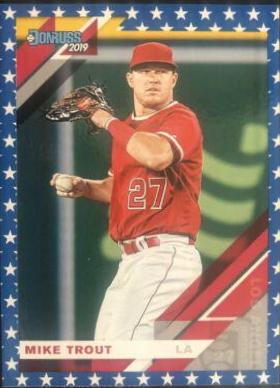 Mike Trout [SP Variation Independence Day] #170
