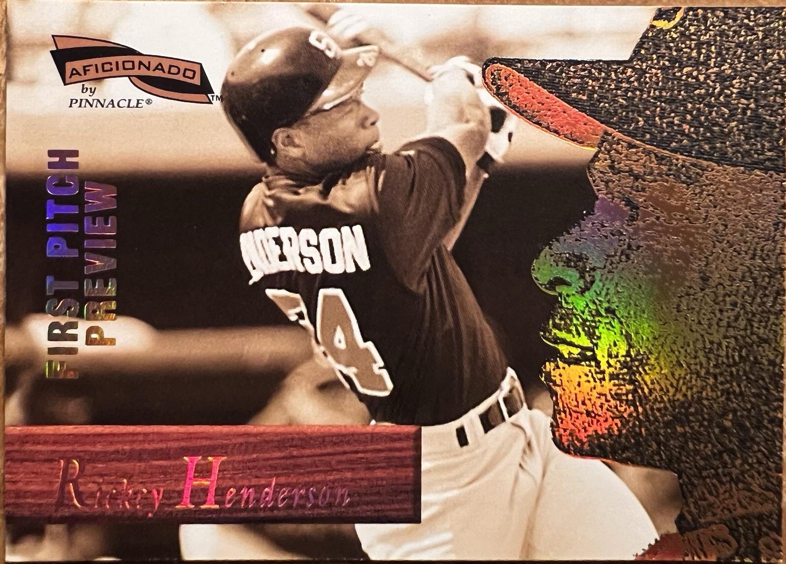 Rickey Henderson [First Pitch Preview] #36