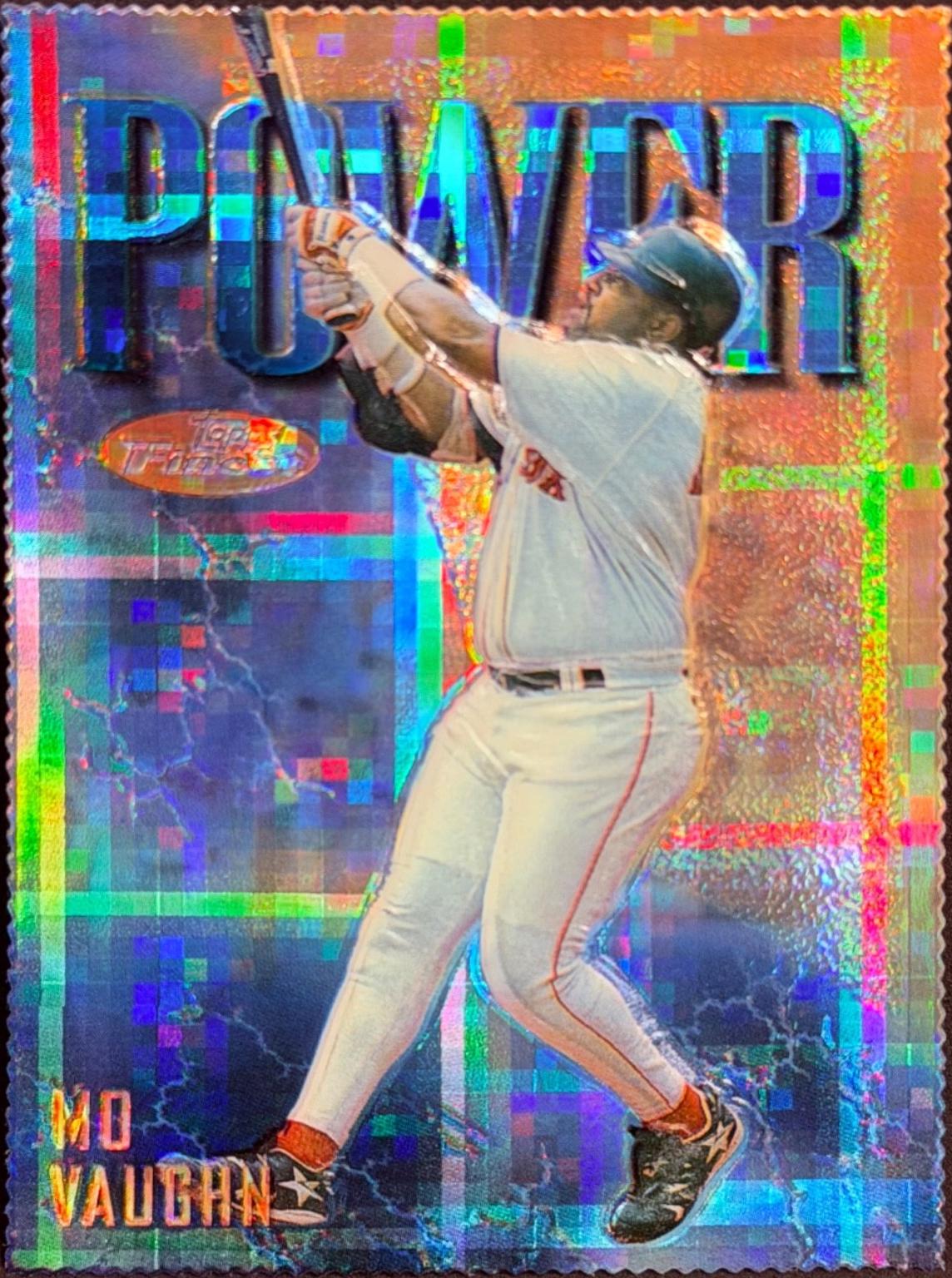 Mo Vaughn [Die Cut Refractor] #153