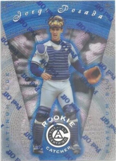 Jorge Posada [Mirror Blue] #125