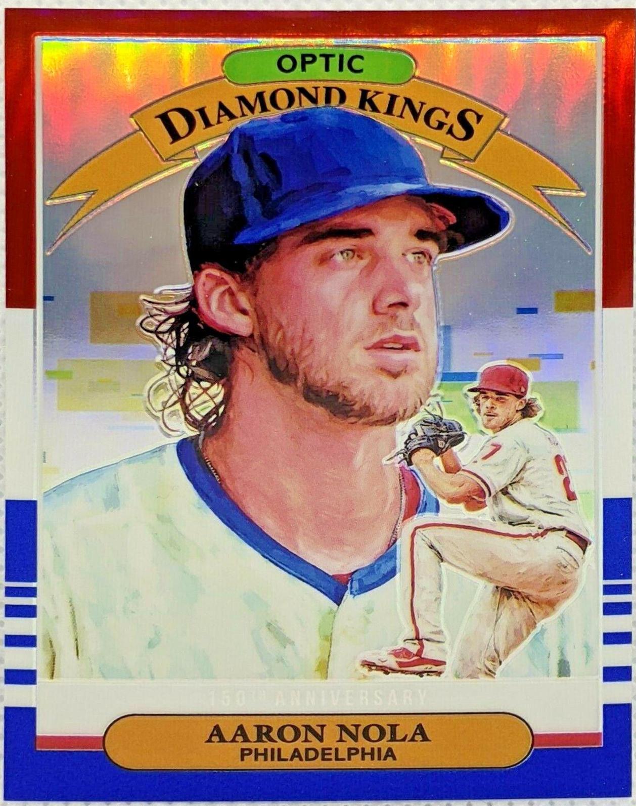 Aaron Nola [Red, White, Blue 150th Anniversary] #18