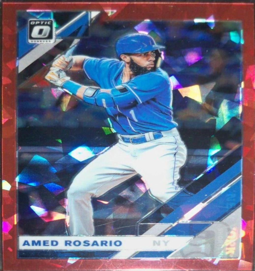 Amed Rosario [Cracked Ice Red] #155