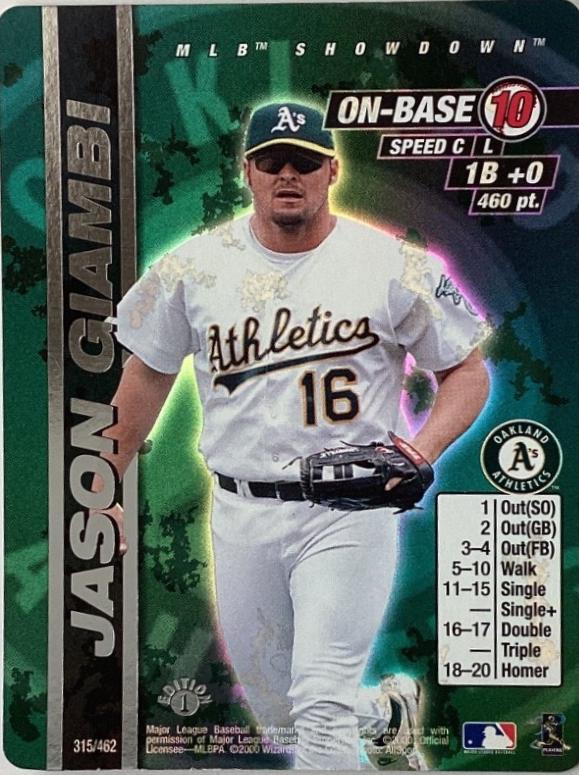 Jason Giambi [1st Edition] #315
