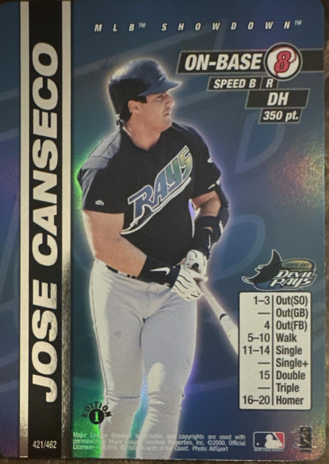 Jose Canseco [1st Edition] #421