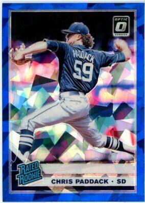 Chris Paddack [Cracked Ice Blue] #88