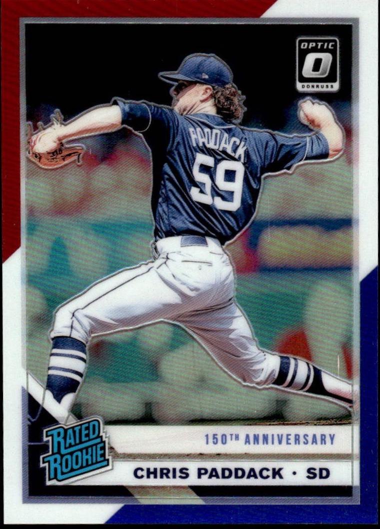 Chris Paddack [Red, White, Blue 150th Anniversary] #88