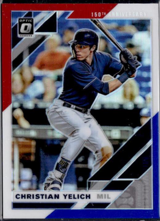 Christian Yelich [Red, White, Blue 150th Anniversary] #190