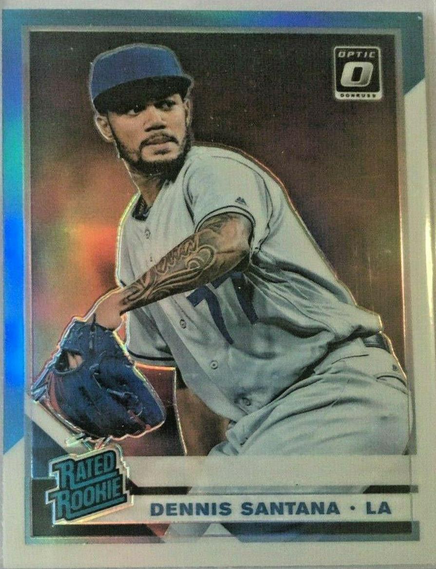 Dennis Santana [Carolina Blue and White] #37