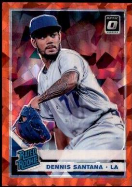 Dennis Santana [Cracked Ice Red] #37
