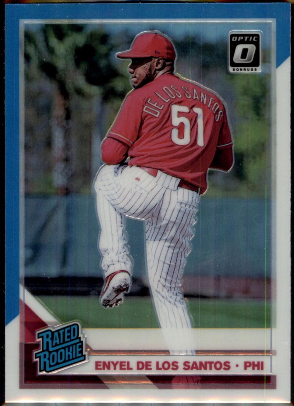 Enyel De Los Santos [Carolina Blue and White] #66