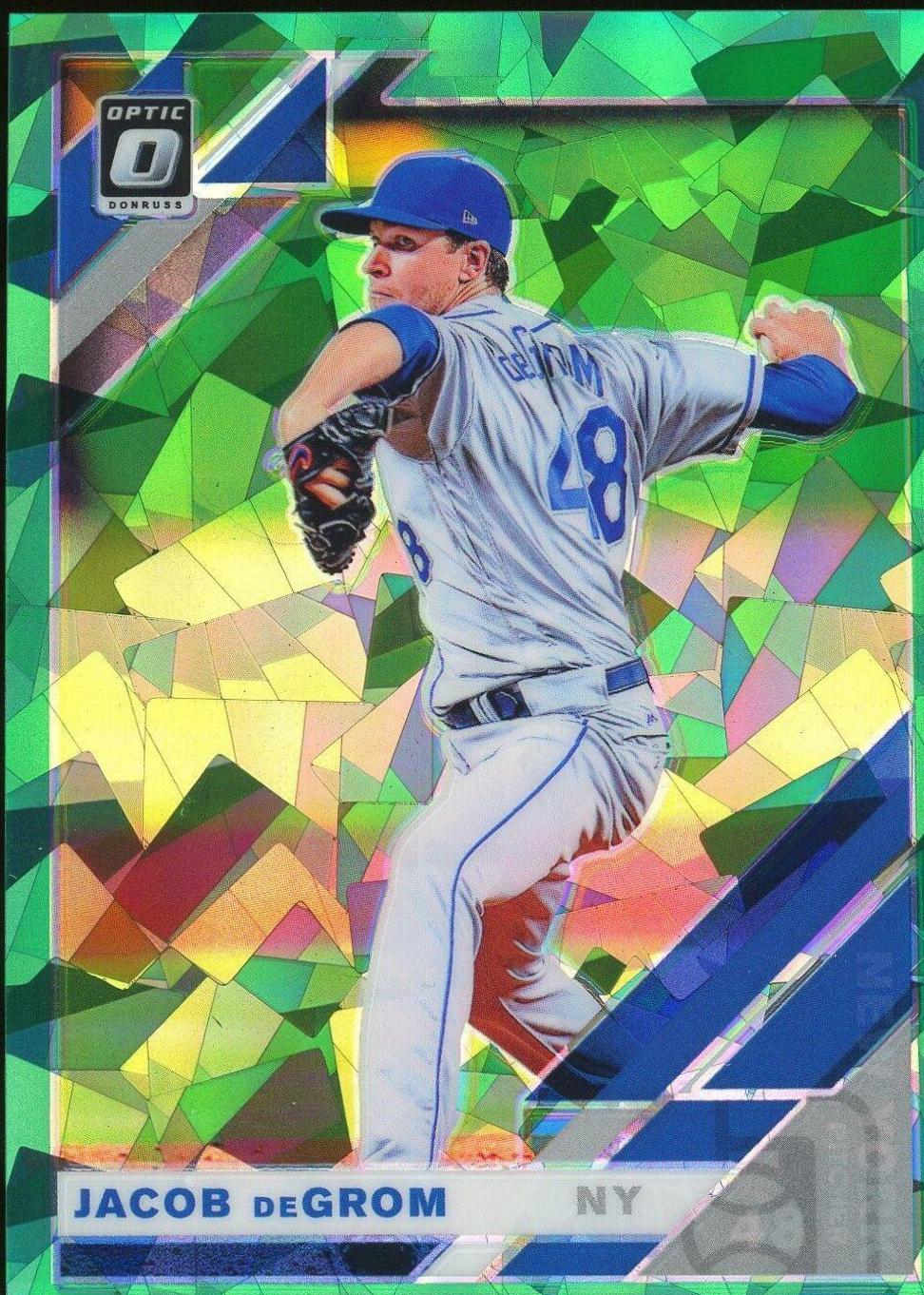 Jacob deGrom [Cracked Ice Green] #123