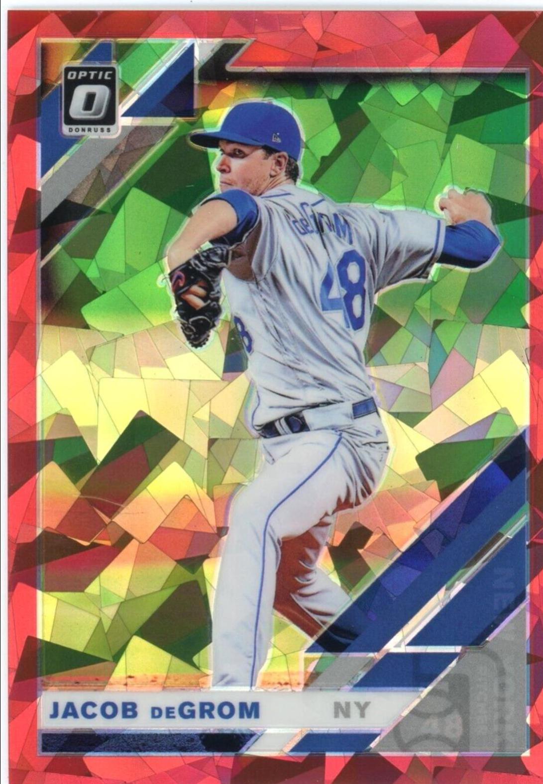 Jacob deGrom [Cracked Ice Red] #123