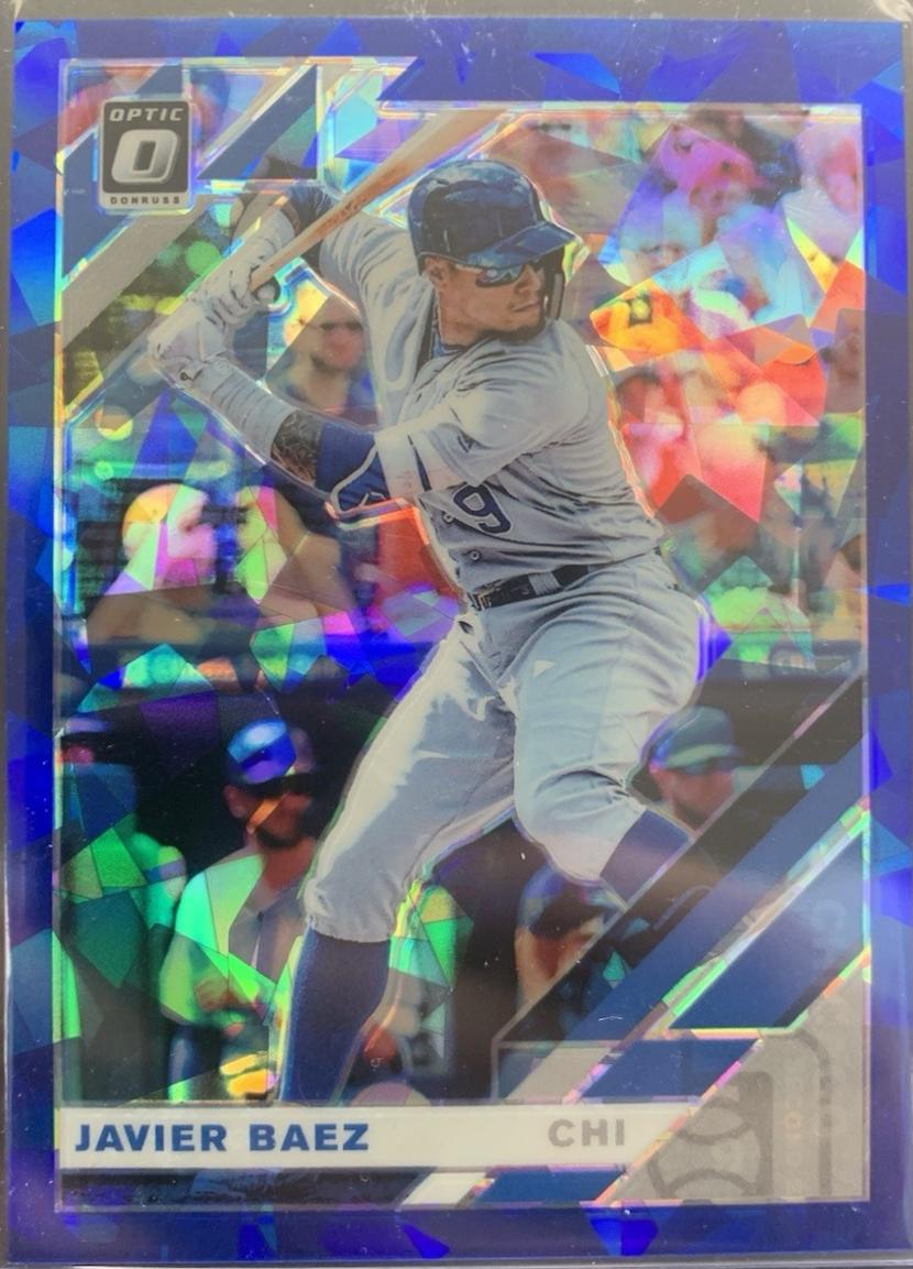 Javier Baez [Cracked Ice Blue] #165