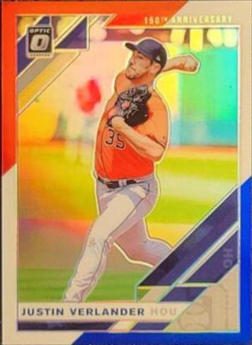 Justin Verlander [Red, White, Blue 150th Anniversary] #172