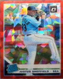 Justus Sheffield [Cracked Ice Red] #42