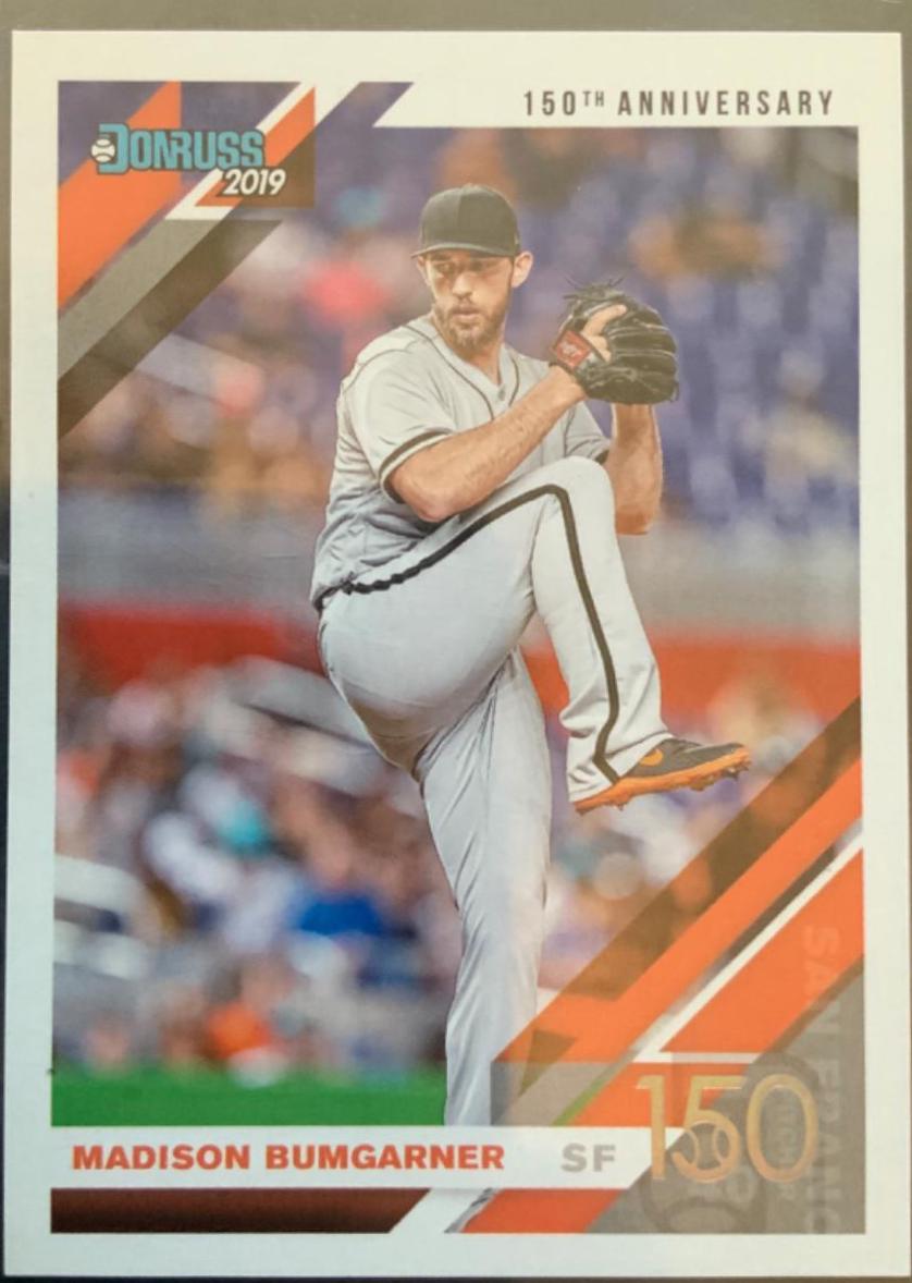 Madison Bumgarner [Red, White, Blue 150th Anniversary] #154