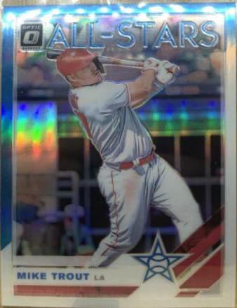 Mike Trout [Carolina Blue and White] #100