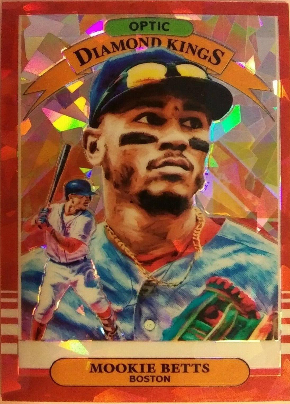 Mookie Betts [Cracked Ice Red] #1