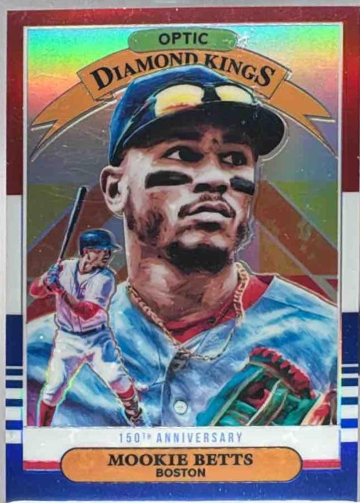 Mookie Betts [Red, White, Blue 150th Anniversary] #1