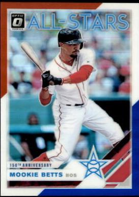 Mookie Betts [Red, White, Blue 150th Anniversary] #99