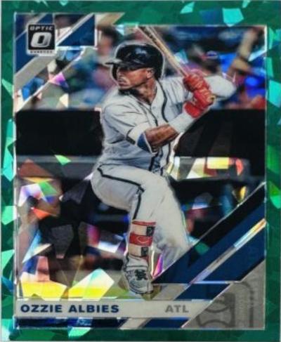 Ozzie Albies [Cracked Ice Green] #156