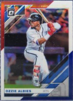 Ozzie Albies [Red, White, Blue 150th Anniversary] #156