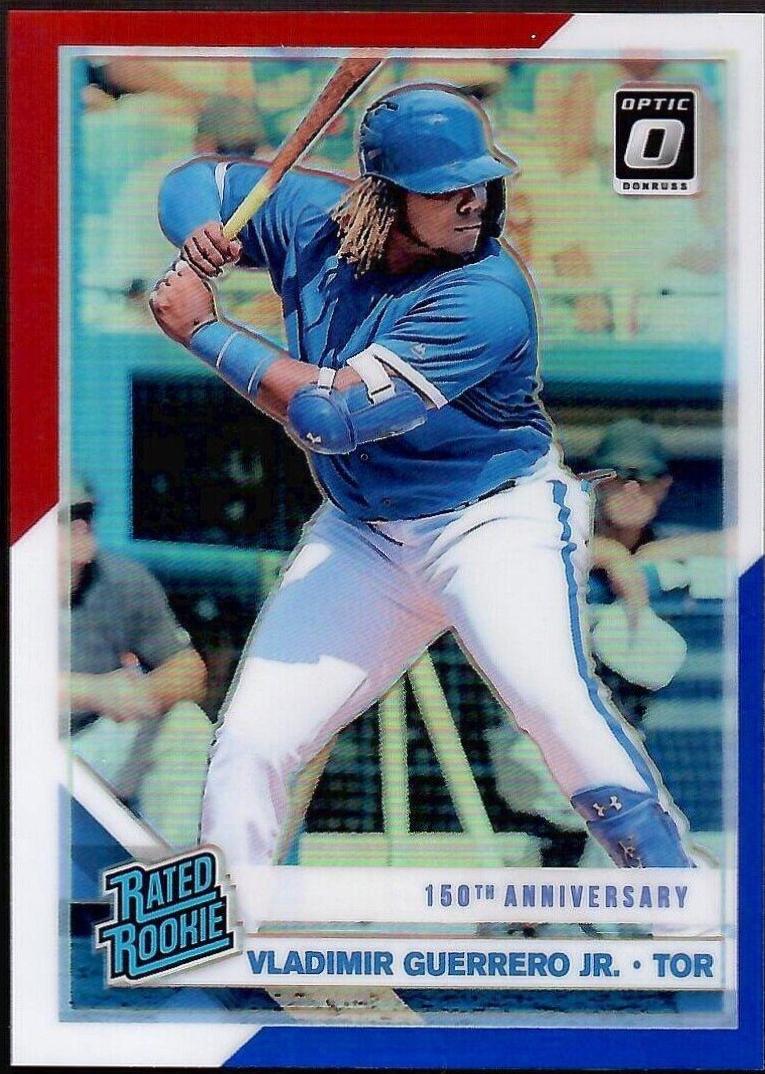 Vladimir Guerrero Jr. [Red, White, Blue 150th Anniversary] #64
