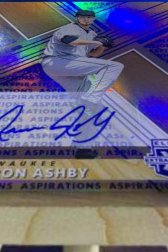 Aaron Ashby [Autograph Aspirations Blue] #157