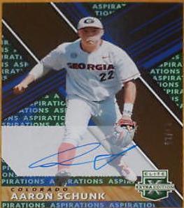 Aaron Schunk [Autograph Aspirations Purple] #62