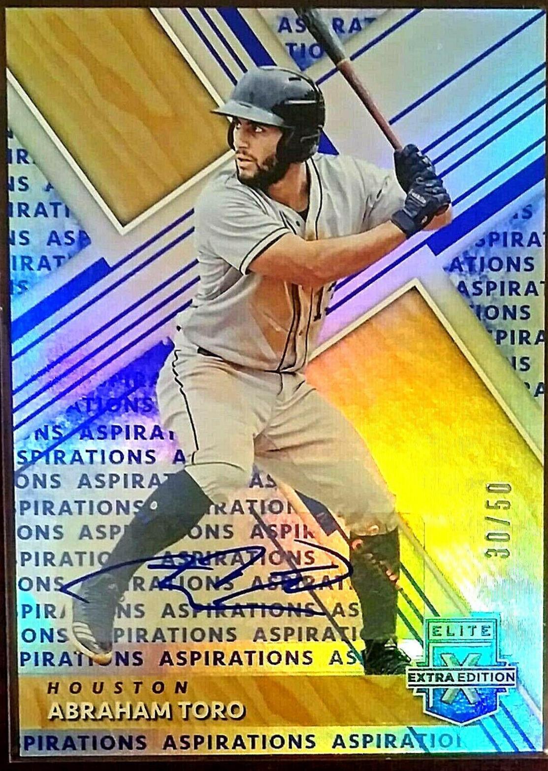 Abraham Toro [Autograph Aspirations Blue] #119