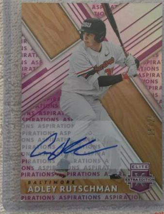 Adley Rutschman [Autograph Aspirations Blue] #1