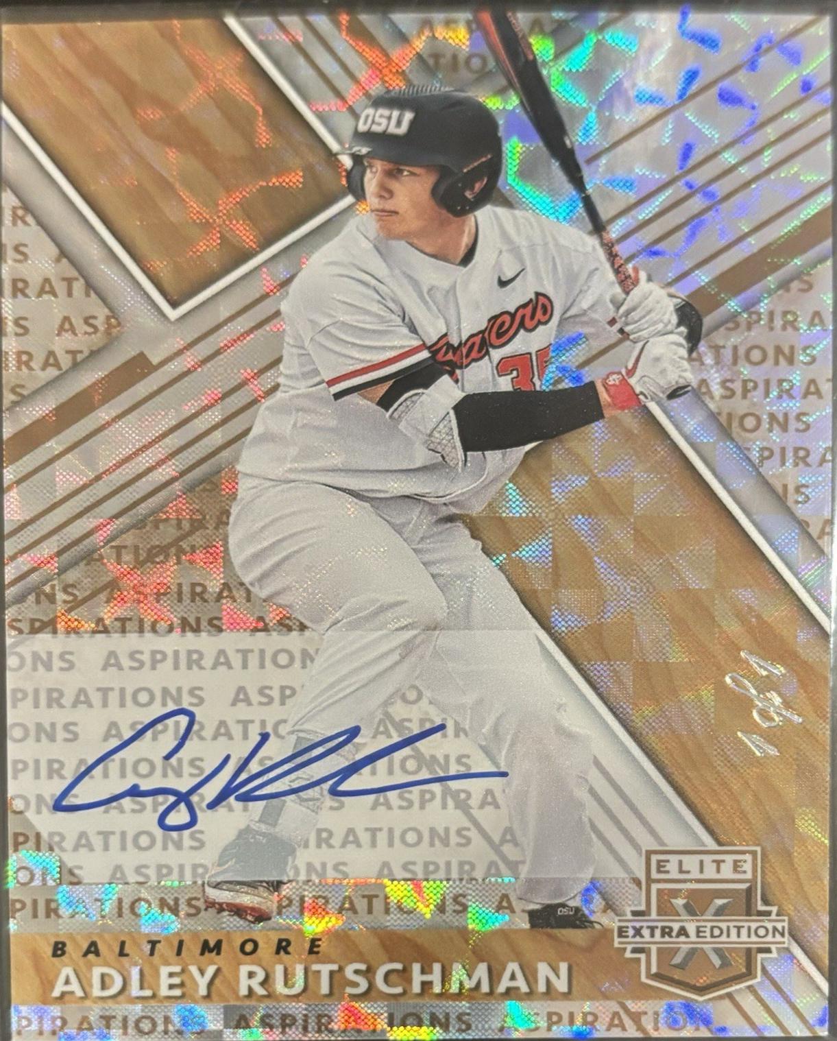 Adley Rutschman [Autograph Aspirations Gold] #1