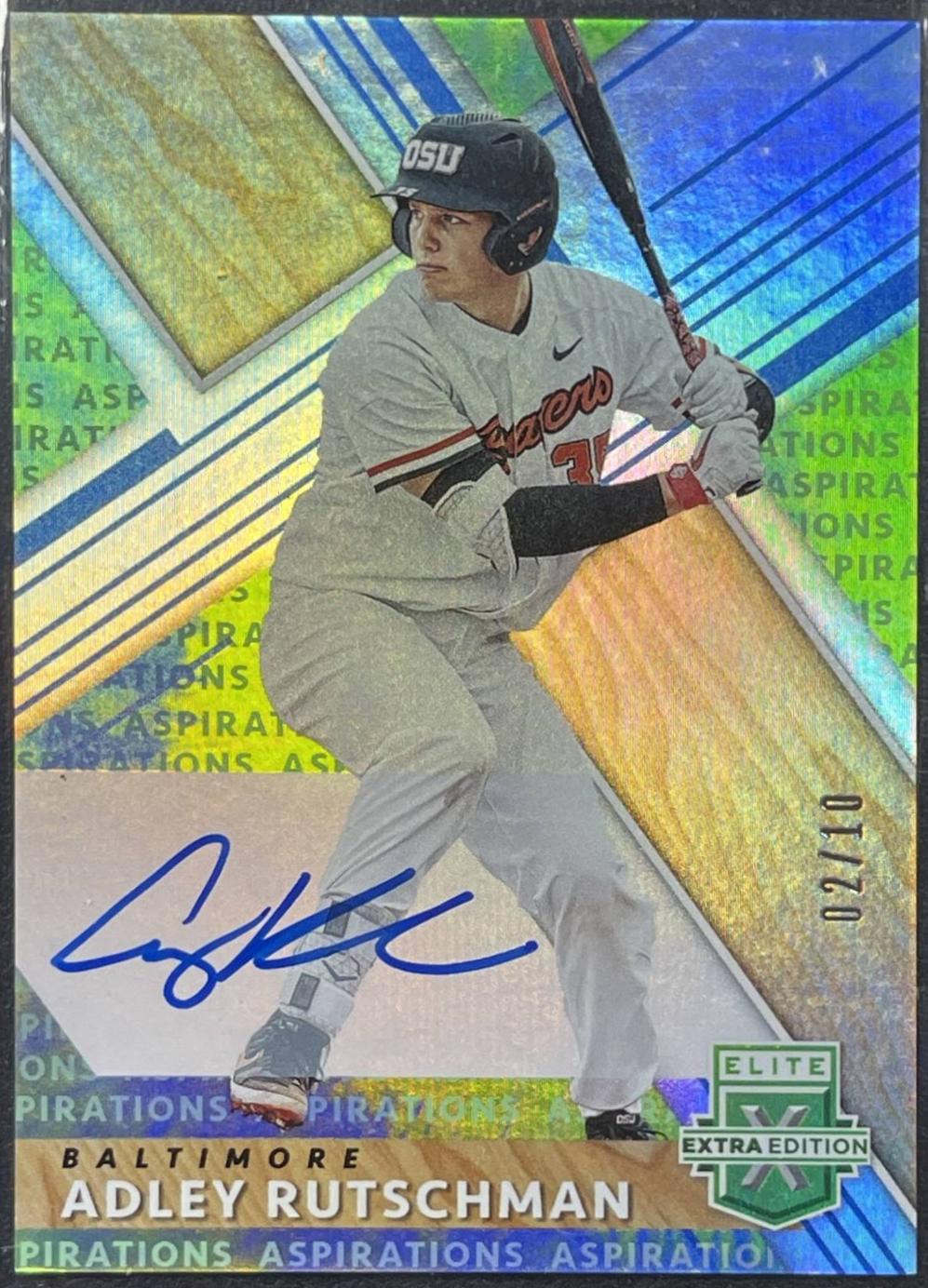 Adley Rutschman [Autograph Aspirations Tie Dye] #1