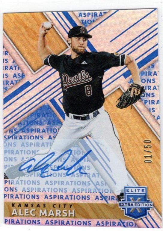 Alec Marsh [Autograph Aspirations Blue] #70