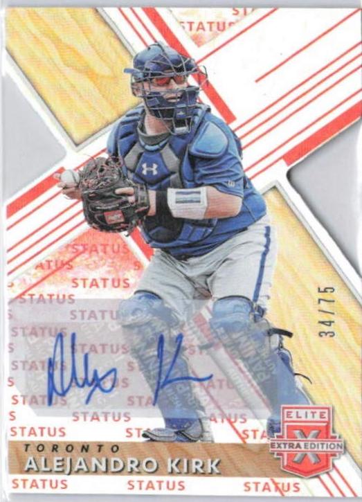 Alejandro Kirk [Autograph Status Die Cut Emerald] #182