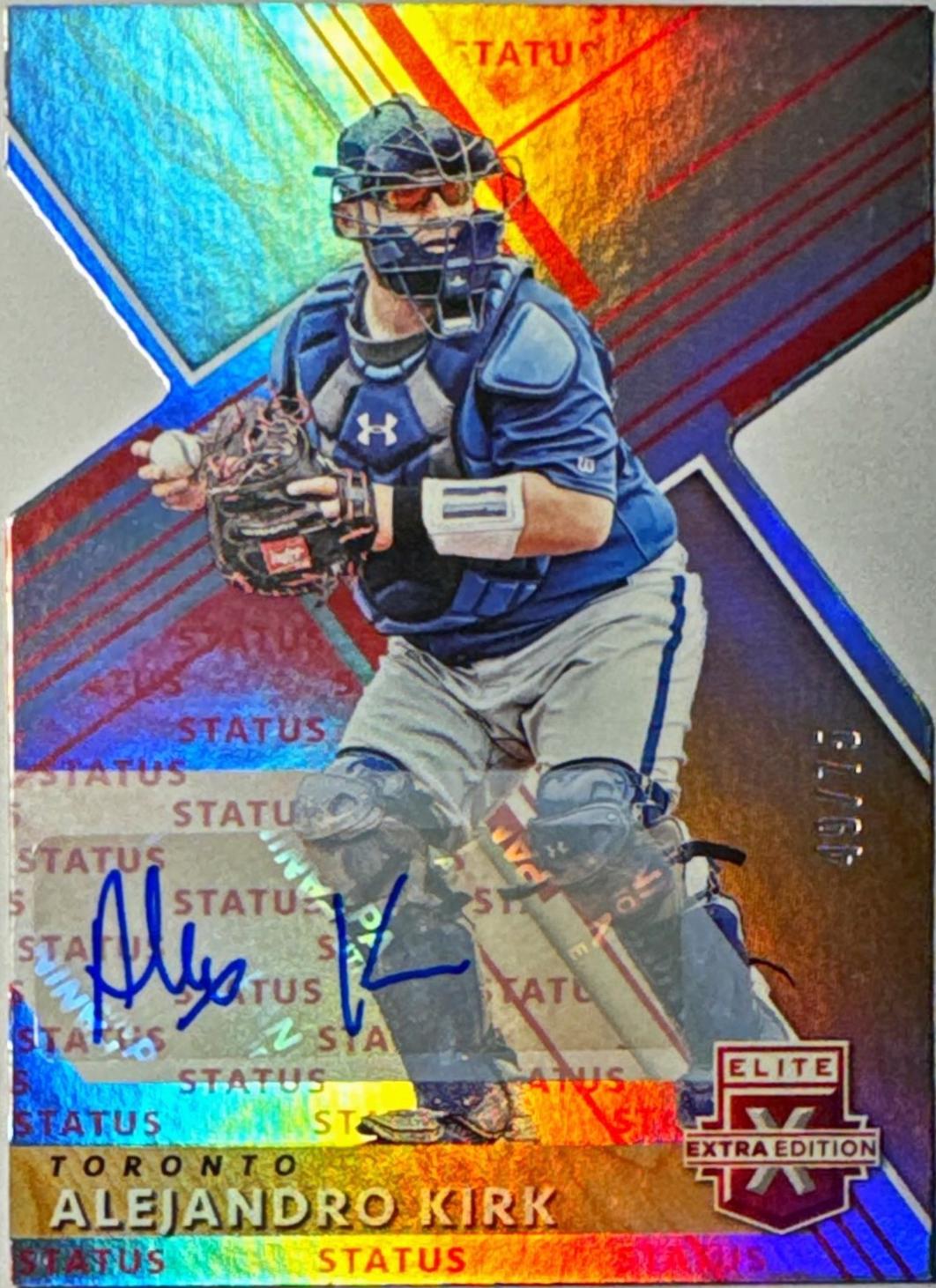 Alejandro Kirk [Autograph Status Die Cut Red] #182