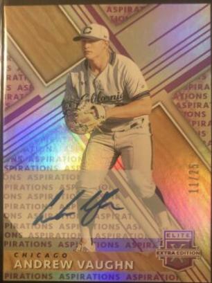 Andrew Vaughn [Autograph Aspirations Purple] #3