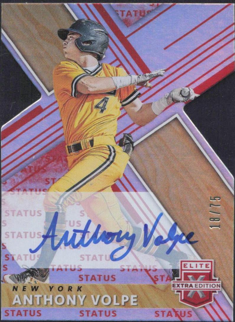 Anthony Volpe [Autograph Status Die Cut Red] #30
