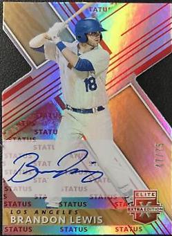 Brandon Lewis [Autograph Status Die Cut Emerald] #89