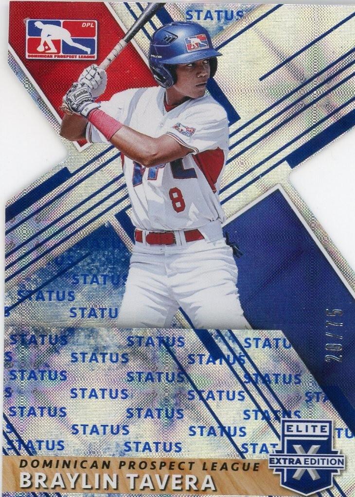 Braylin Tavera [Status Die Cut Blue] #212