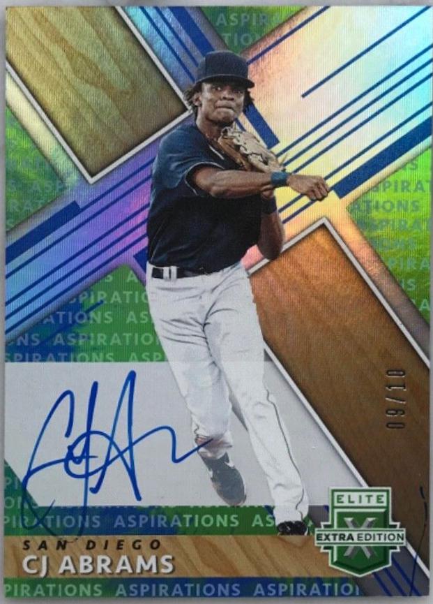 CJ Abrams [Autograph Aspirations Purple] #6