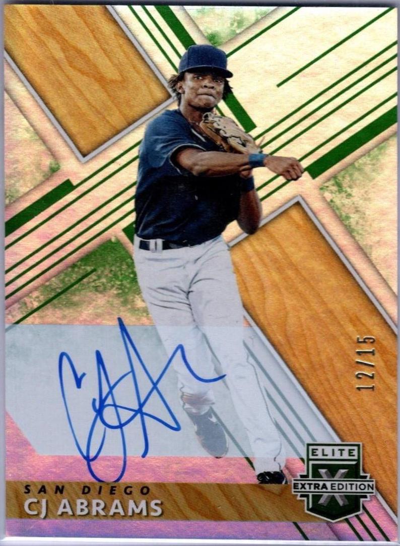 CJ Abrams [Autograph Emerald] #6
