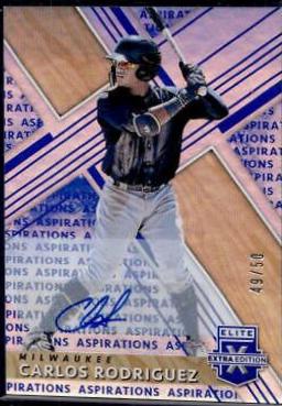 Carlos Rodriguez [Autograph Aspirations Blue] #129