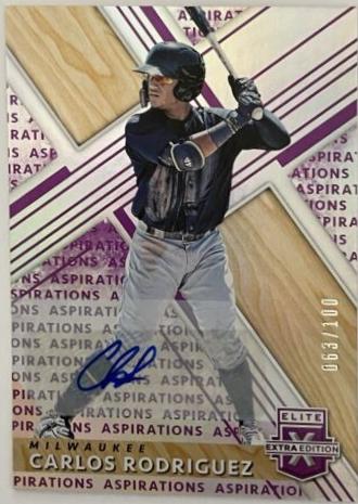 Carlos Rodriguez [Autograph Aspirations Purple] #129