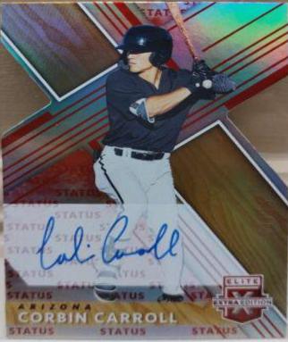 Corbin Carroll [Autograph Status Die Cut Emerald] #16