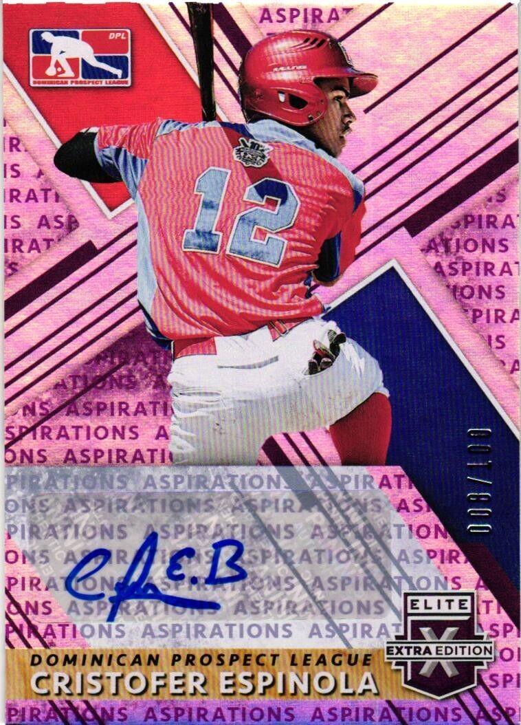 Cristofer Espinola [Autograph Aspirations Purple] #186