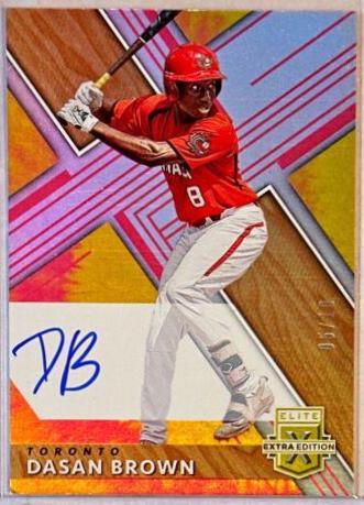 Dasan Brown [Autograph Status Die Cut Tie Dye] #83