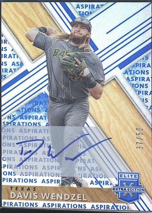 Davis Wendzel [Autograph Aspirations Blue] #41